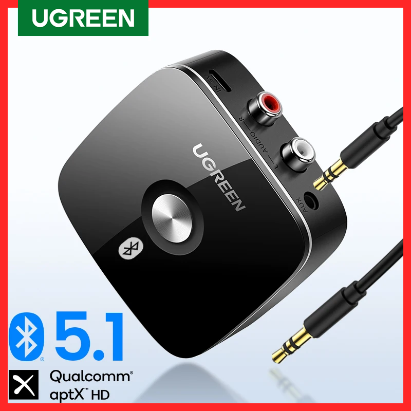 Audio Hd Music - UGREEN-receptor de Audio con Bluetooth 5,1,