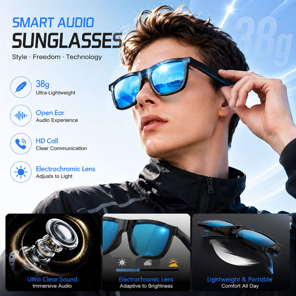 Audio Music Arabic - Nuevas Gafas de Audio Inteligentes con