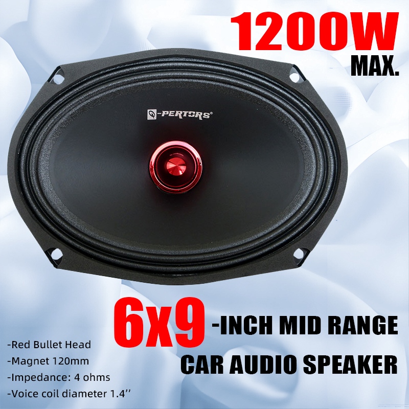 Audio Universal Music - Altavoces para coche de 6x9 pulgadas,