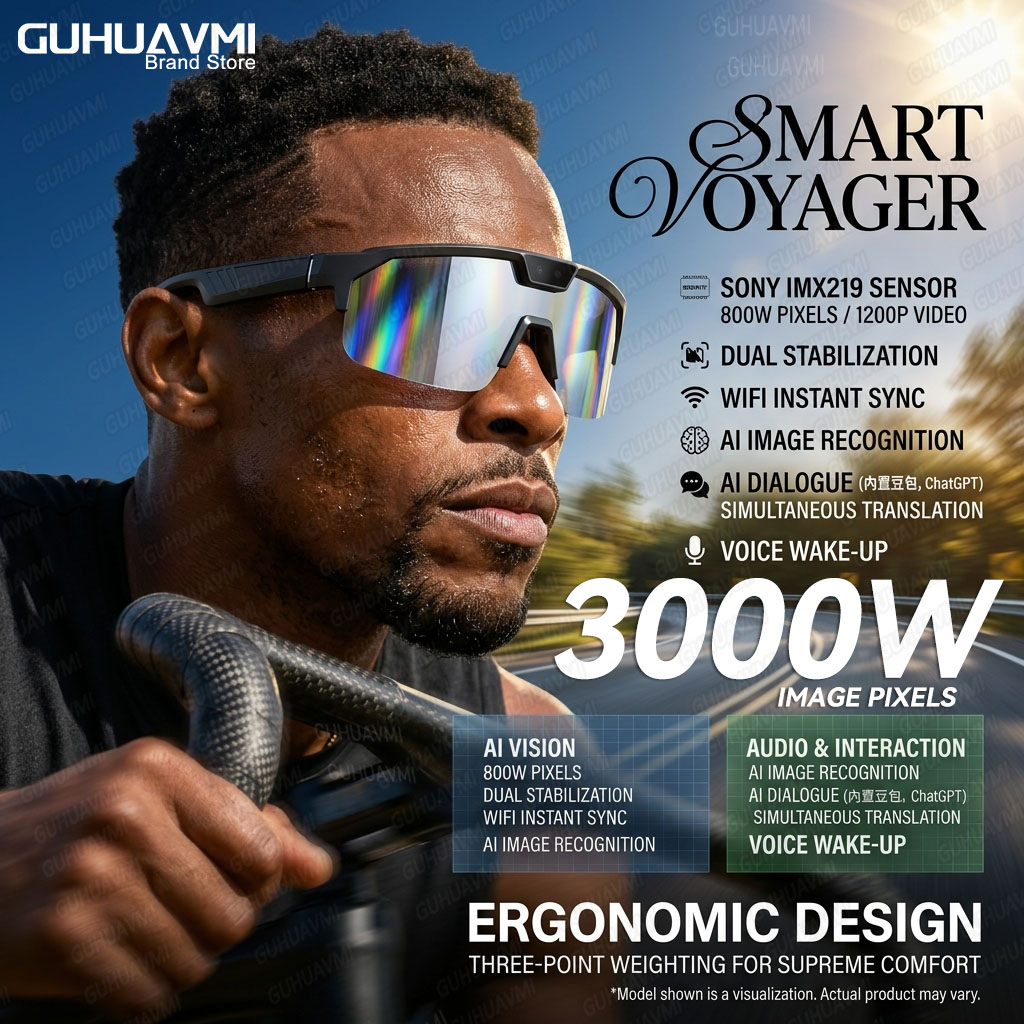 Audio Music Arabic - Gafas Inteligentes Fotocromáticas con Cámara HD