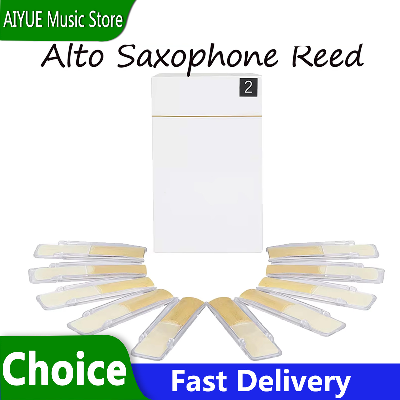 Saxophone Reed Pack - IRIN 10 unidades de cañas para
