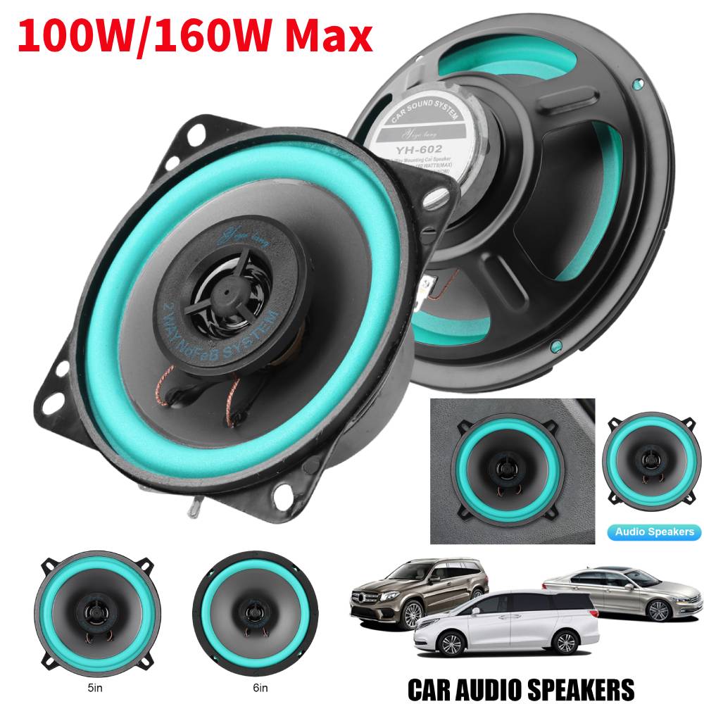 Audio Universal Music - Altavoces Coaxiales para Auto de 4/5/6