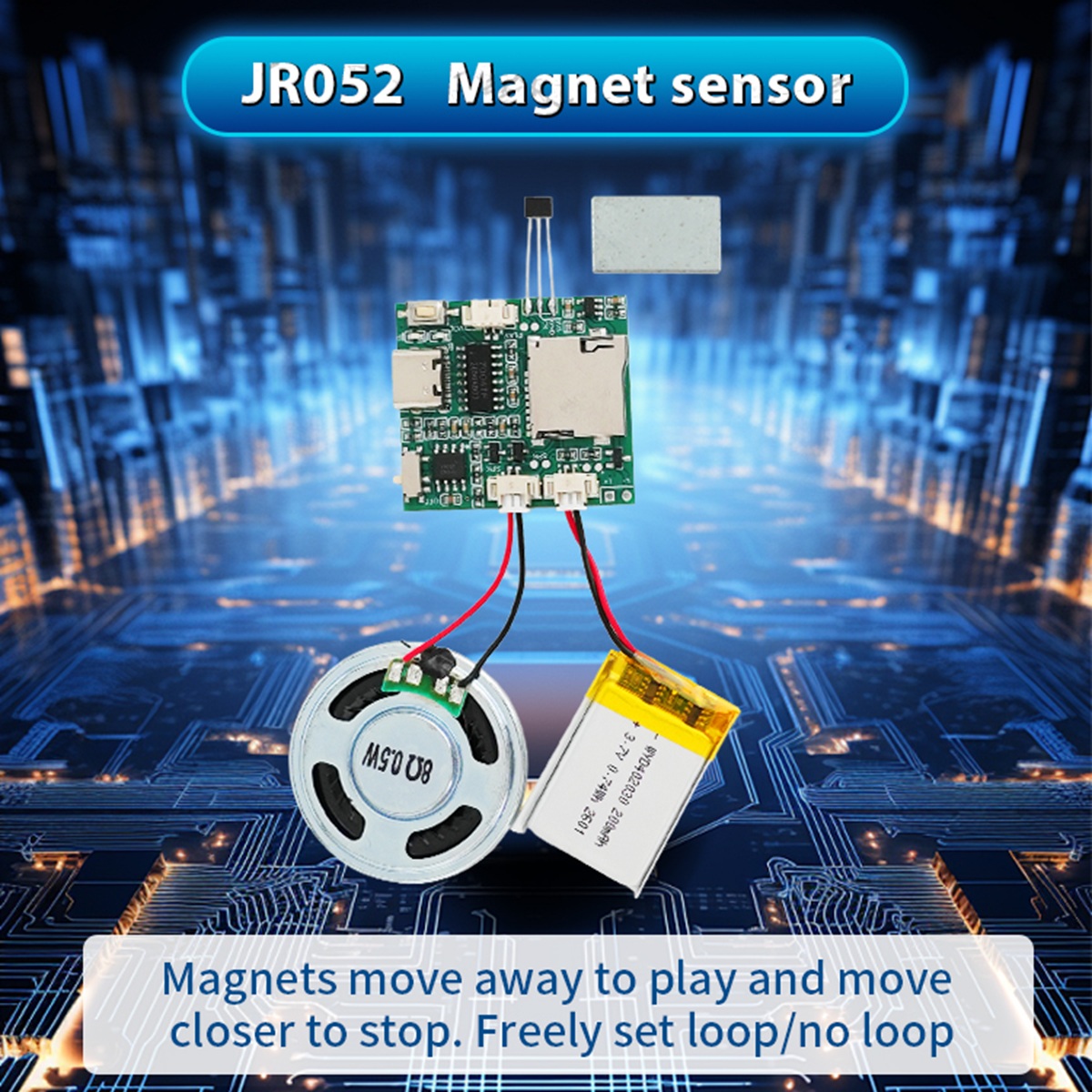 Audio Music Download Free Mp3 - Módulo Grabador de Sonido Programable, Chip