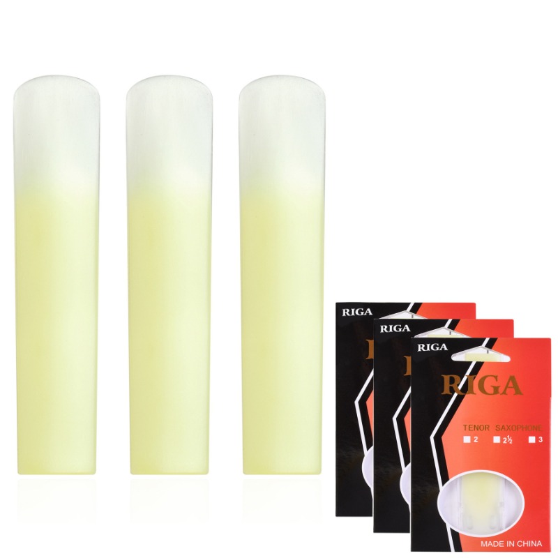 Saxophone Reed Pack - Paquete de 3 cañas de resina