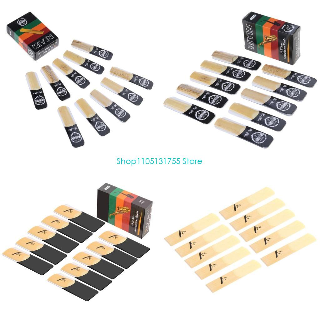 Saxophone Reed Pack - K0EF Paquete 10 cañas saxofón Alto