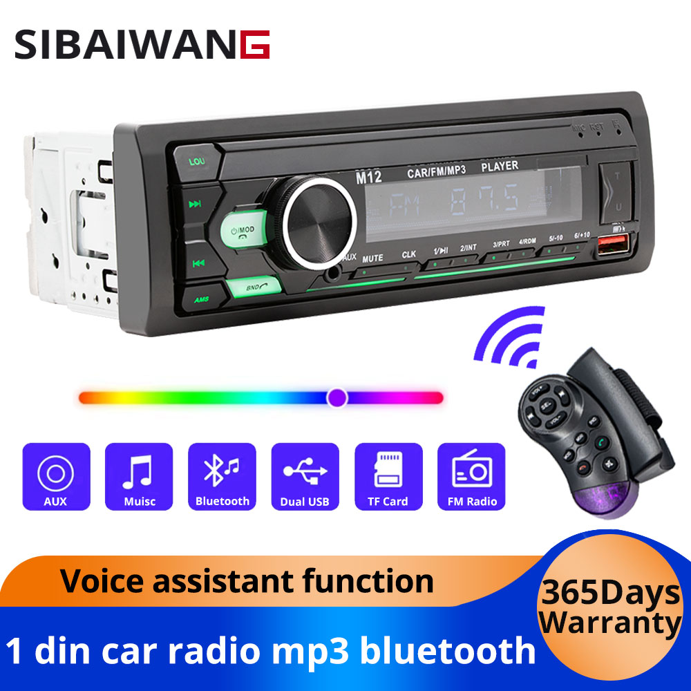 Audio Music Player App - Radio de coche 1 DIN con