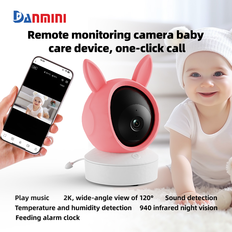 Audio Hd Music - Danmini 1080P Monitor de bebé móvil