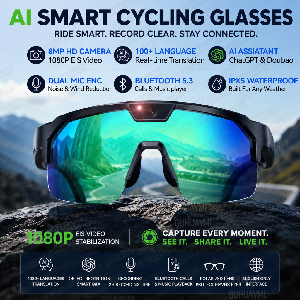 Audio Music Arabic - Gafas Inteligentes 2026 Actualizadas con Cámara