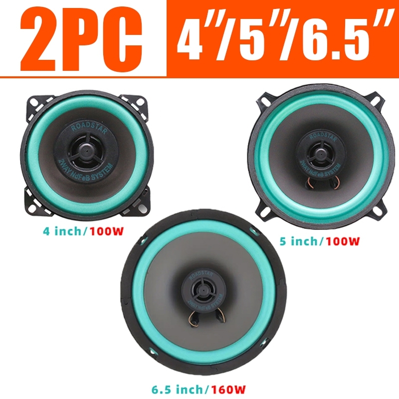 Audio Universal Music - Altavoces Coaxiales para coche, 2 uds.,