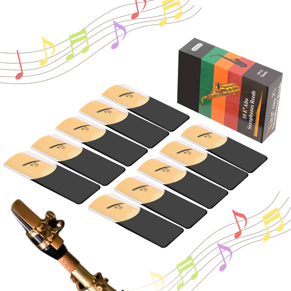 Saxophone Reed Pack - Paquete de 10 Cañas para Saxofón