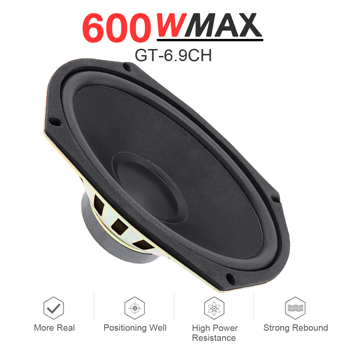 Audio Universal Music - Altavoces coaxiales universales para coche, altavoz