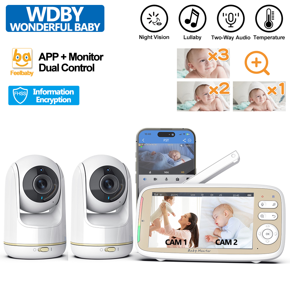 VB803 PRO Baby Monitor,con 2pc - Audio Hd Music reseña y precio