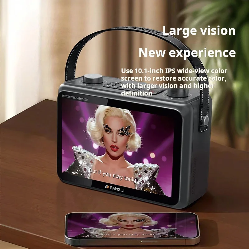 SANSUI K115 pantalla LED altav - Audio Music Lyrics reseña y precio