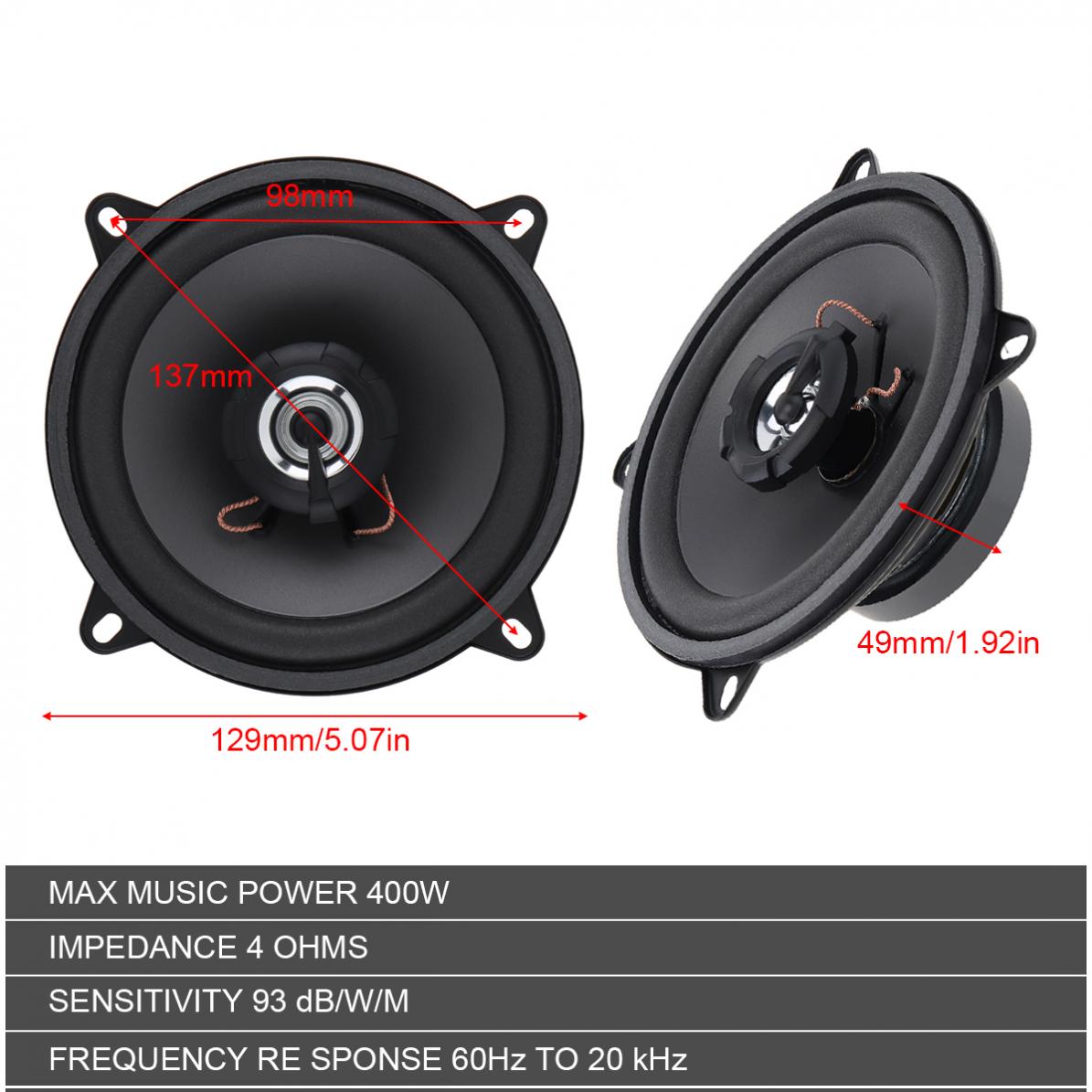 Altavoz Coaxial HiFi de 5 pulg - Audio Universal Music reseña y precio