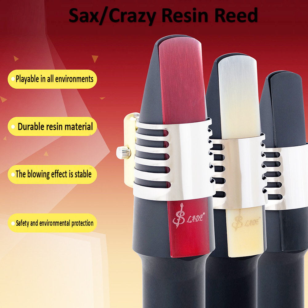 Nueva caña de saxofón de resin - Saxophone Reed Pack reseña y precio