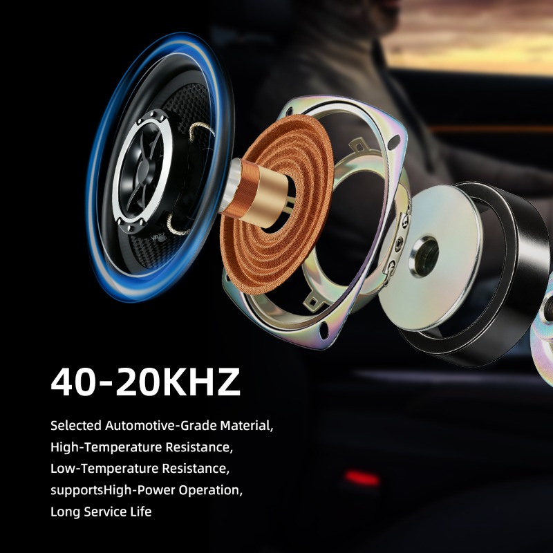 2 Altavoces Coaxiales de 6.5 P - Audio Universal Music reseña y precio