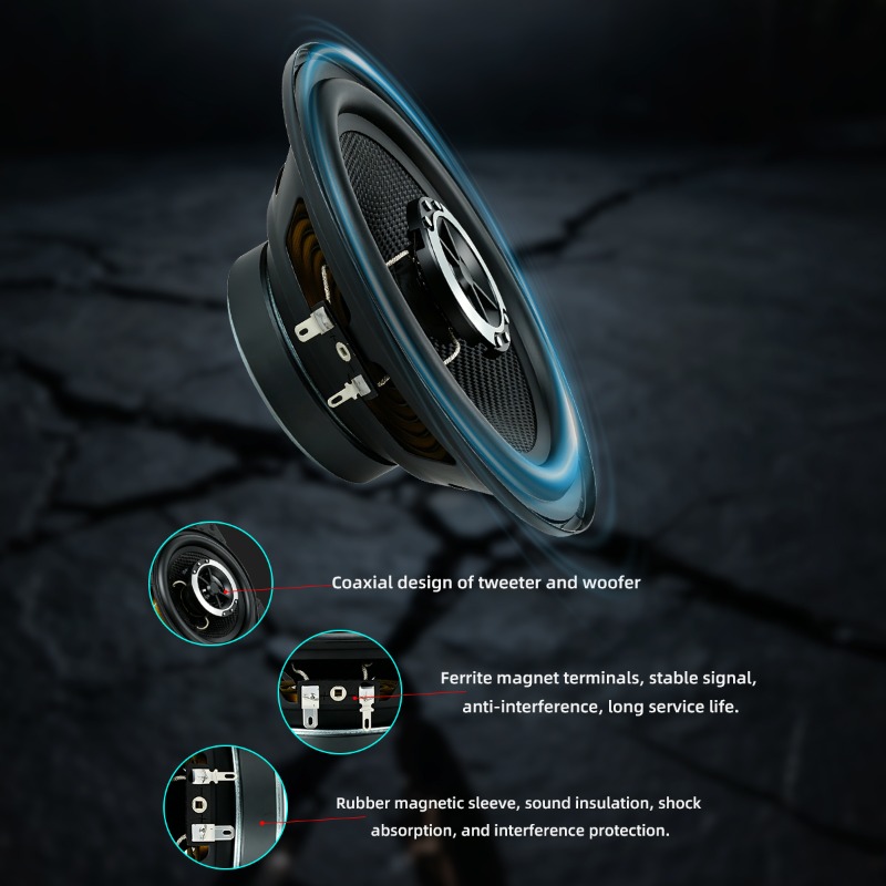 2 Altavoces Coaxiales de 6.5 P - Audio Universal Music reseña y precio
