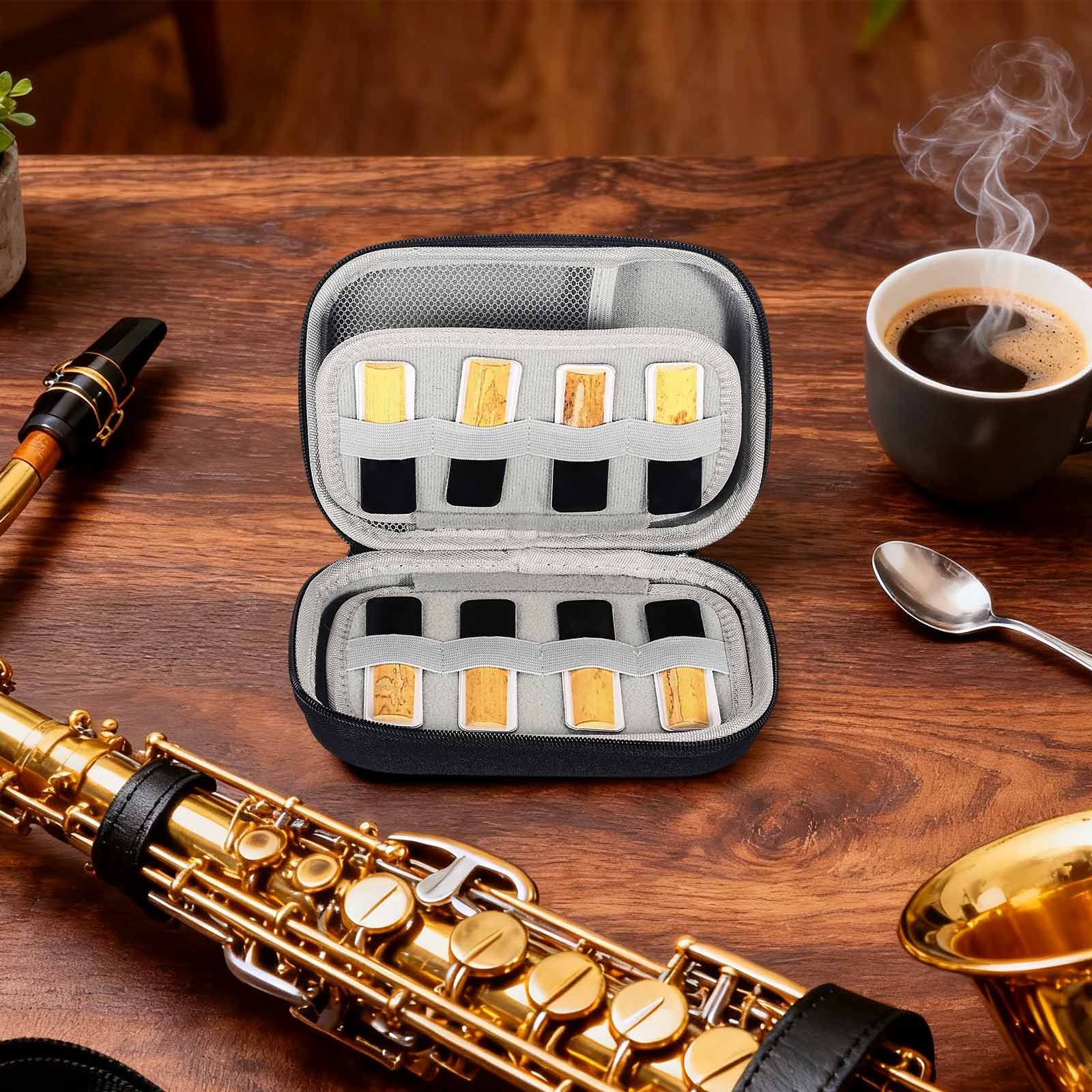 Funda para cañas Muspor compat - Saxophone Reed Pack reseña y precio
