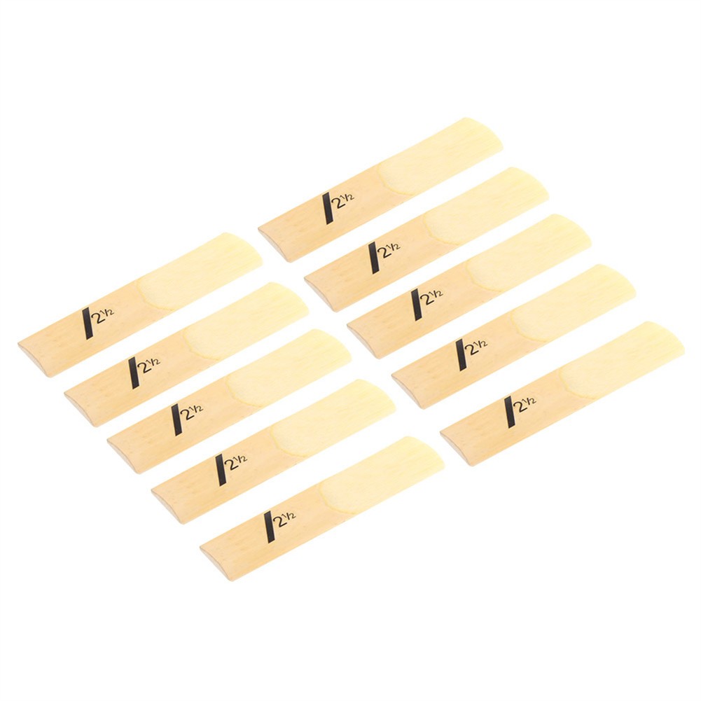 Paquete de 10 Cañas para Saxof - Saxophone Reed Pack reseña y precio