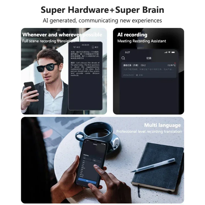 Gafas de traducción inteligent - Audio Music Arabic reseña y precio