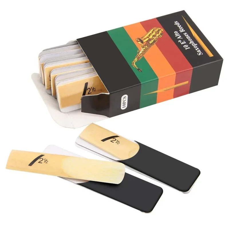 Paquete de 10 piezas de cañas  - Saxophone Reed Pack reseña y precio