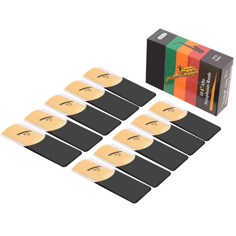 Paquete de 10 piezas de cañas  - Saxophone Reed Pack reseña y precio