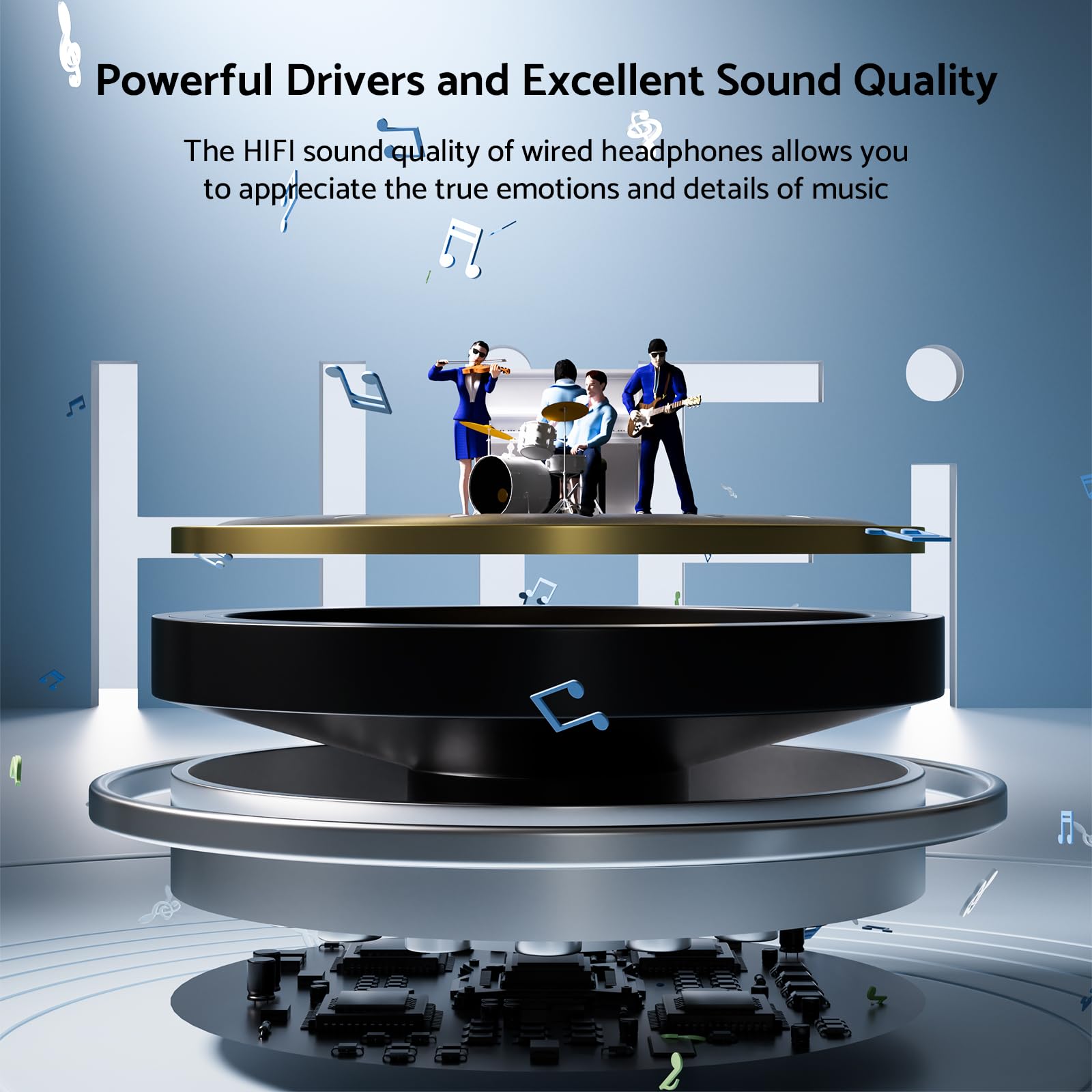 Auriculares envolventes HiFi,  - Audio Hd Music reseña y precio