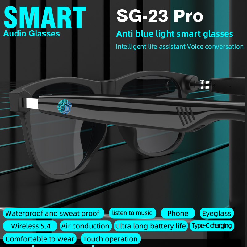 Gafas de Audio Inteligentes SG - Audio Music Arabic reseña y precio