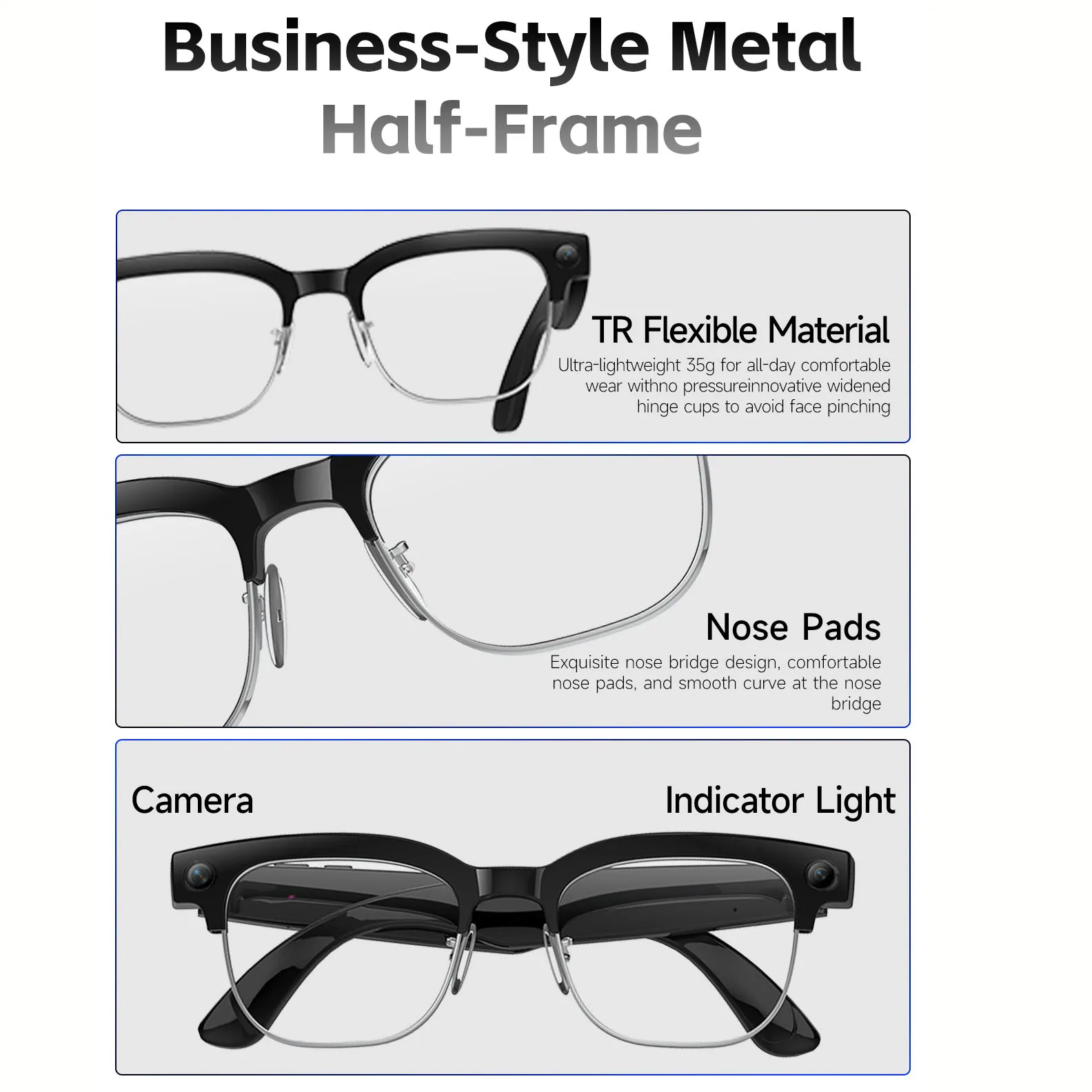 Gafas Inteligentes con IA, Len - Audio Music Arabic reseña y precio