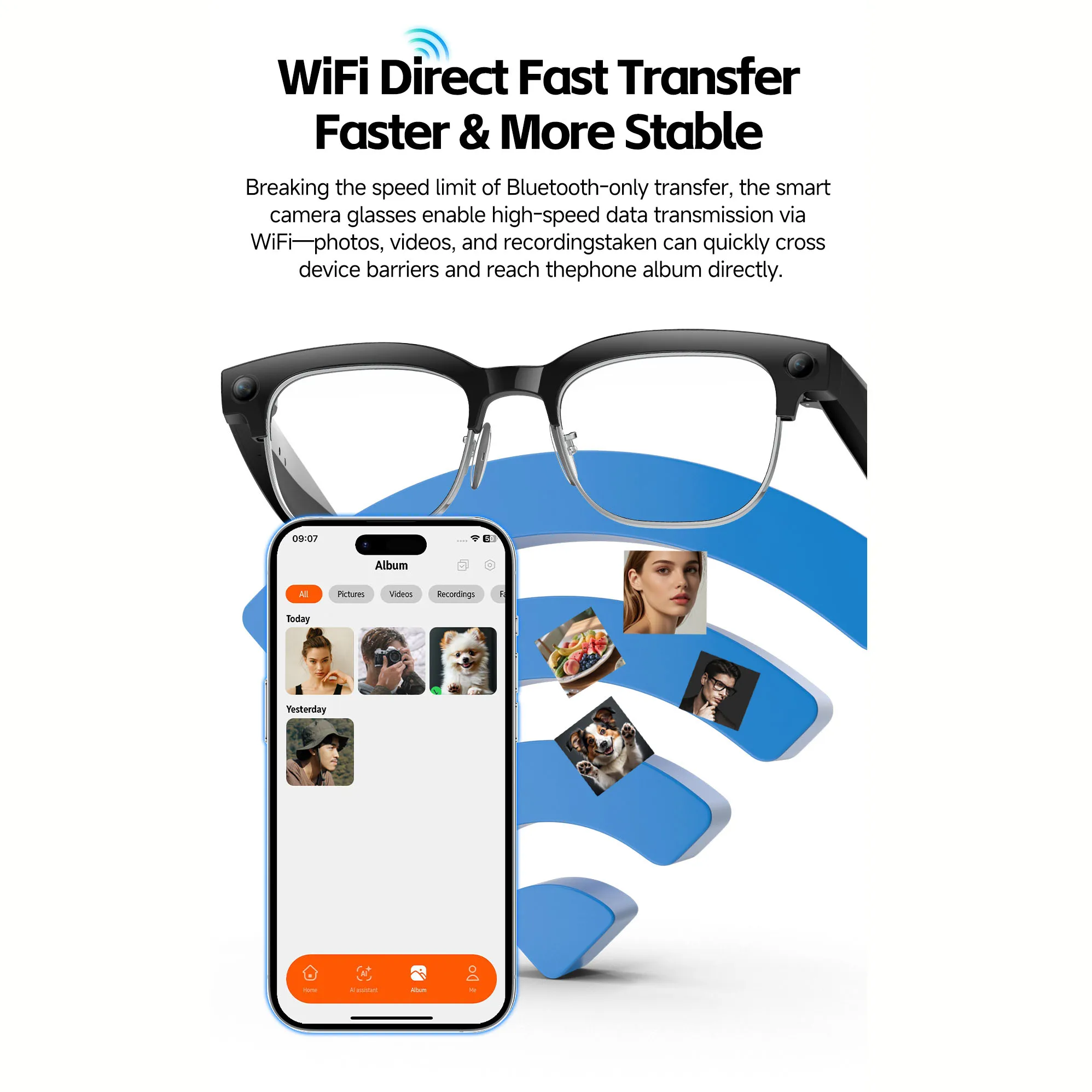 Gafas Inteligentes con IA, Len - Audio Music Arabic reseña y precio