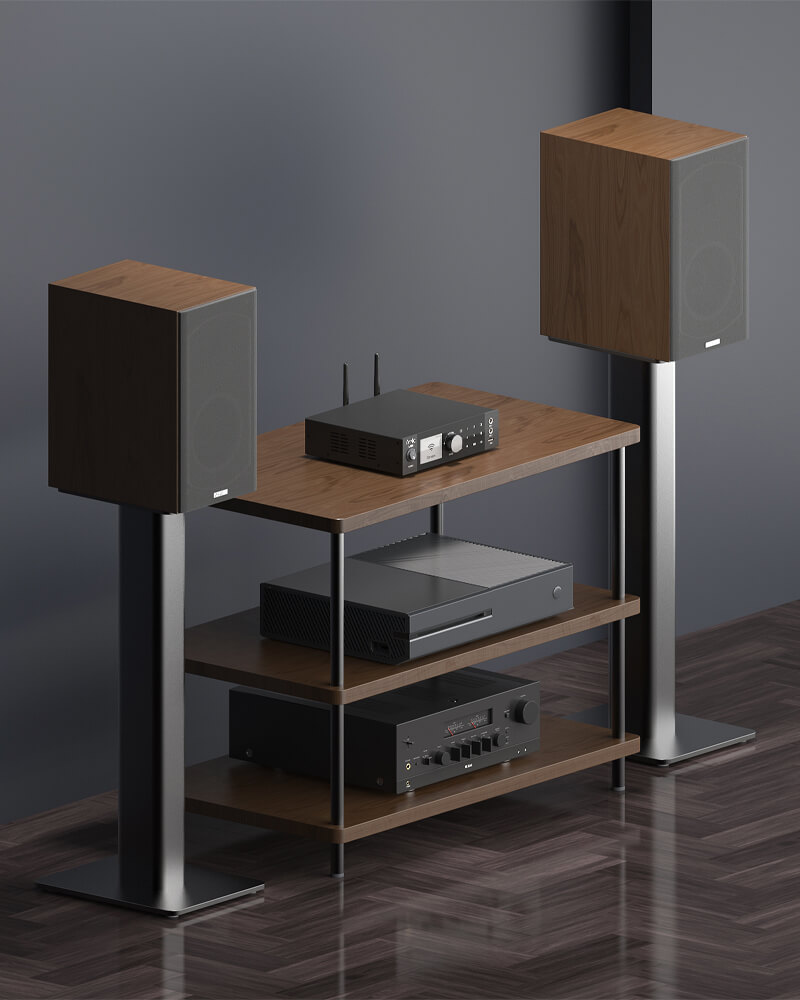 Amplificador estéreo A100 Audi - Audio Music Player App reseña y precio