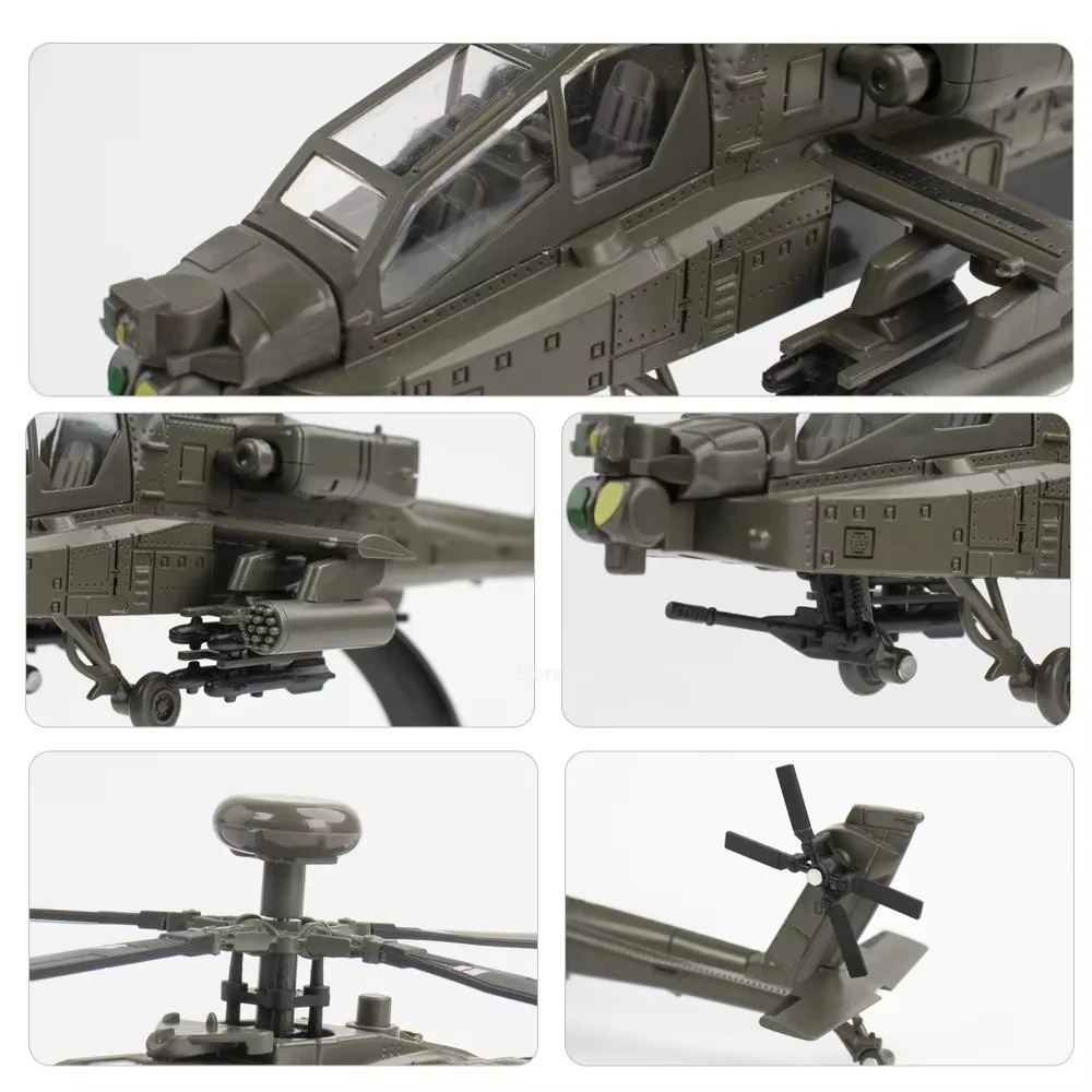 Modelo de avión AH-64 a escala - Audio Music Car reseña y precio