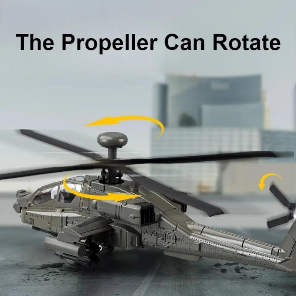 Modelo de avión AH-64 a escala - Audio Music Car reseña y precio