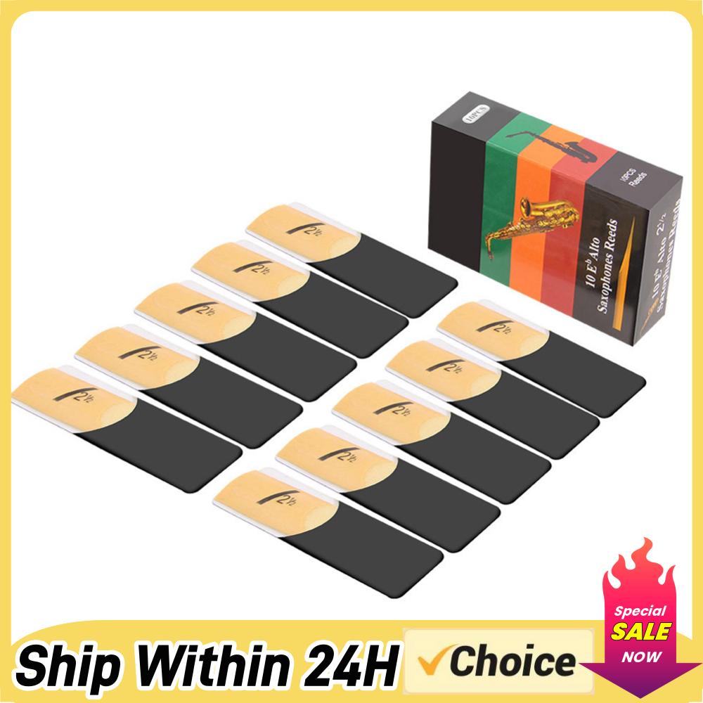 Paquete de 10 Cañas para Saxof - Saxophone Reed Pack reseña y precio