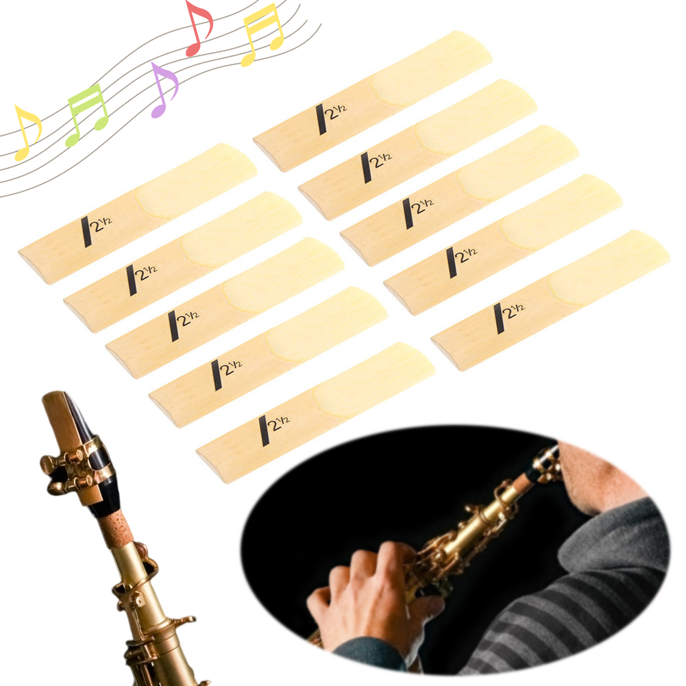 Paquete de 10 Cañas para Saxof - Saxophone Reed Pack reseña y precio