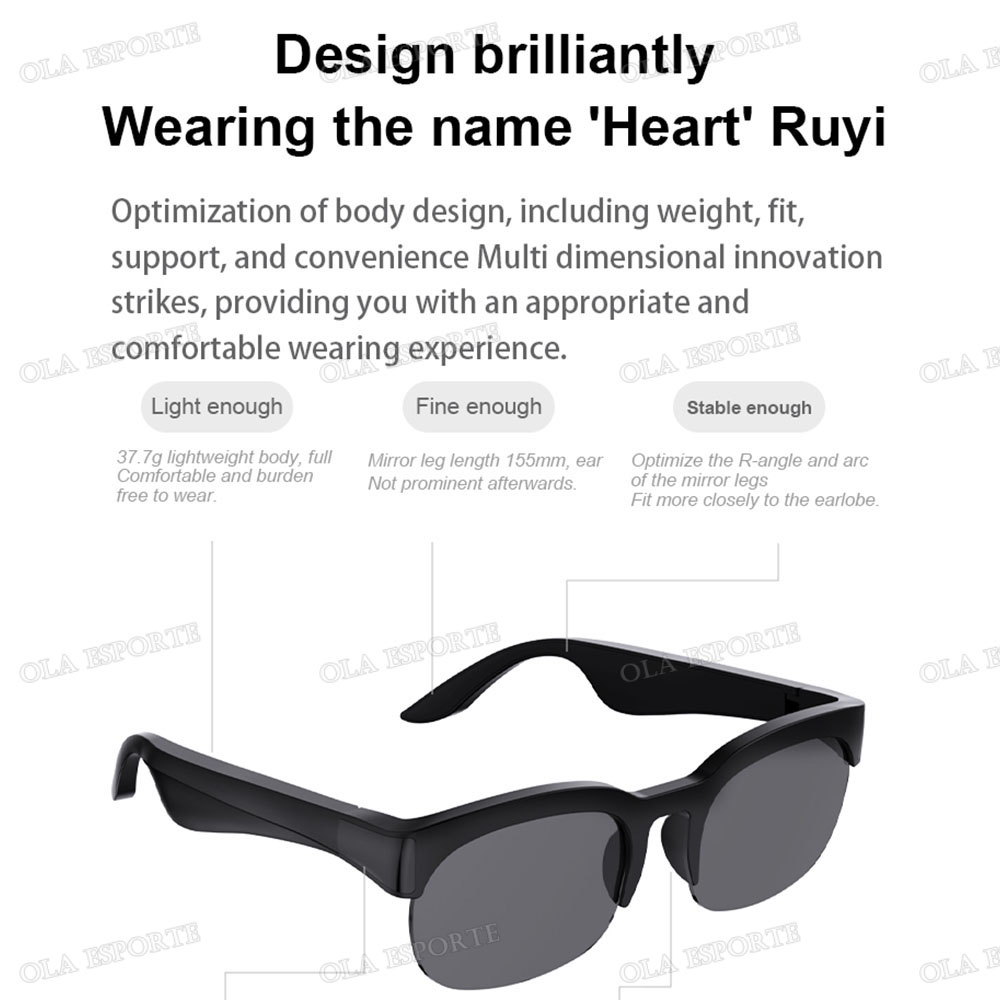 Nuevas Gafas Inteligentes con  - Audio Music Arabic reseña y precio