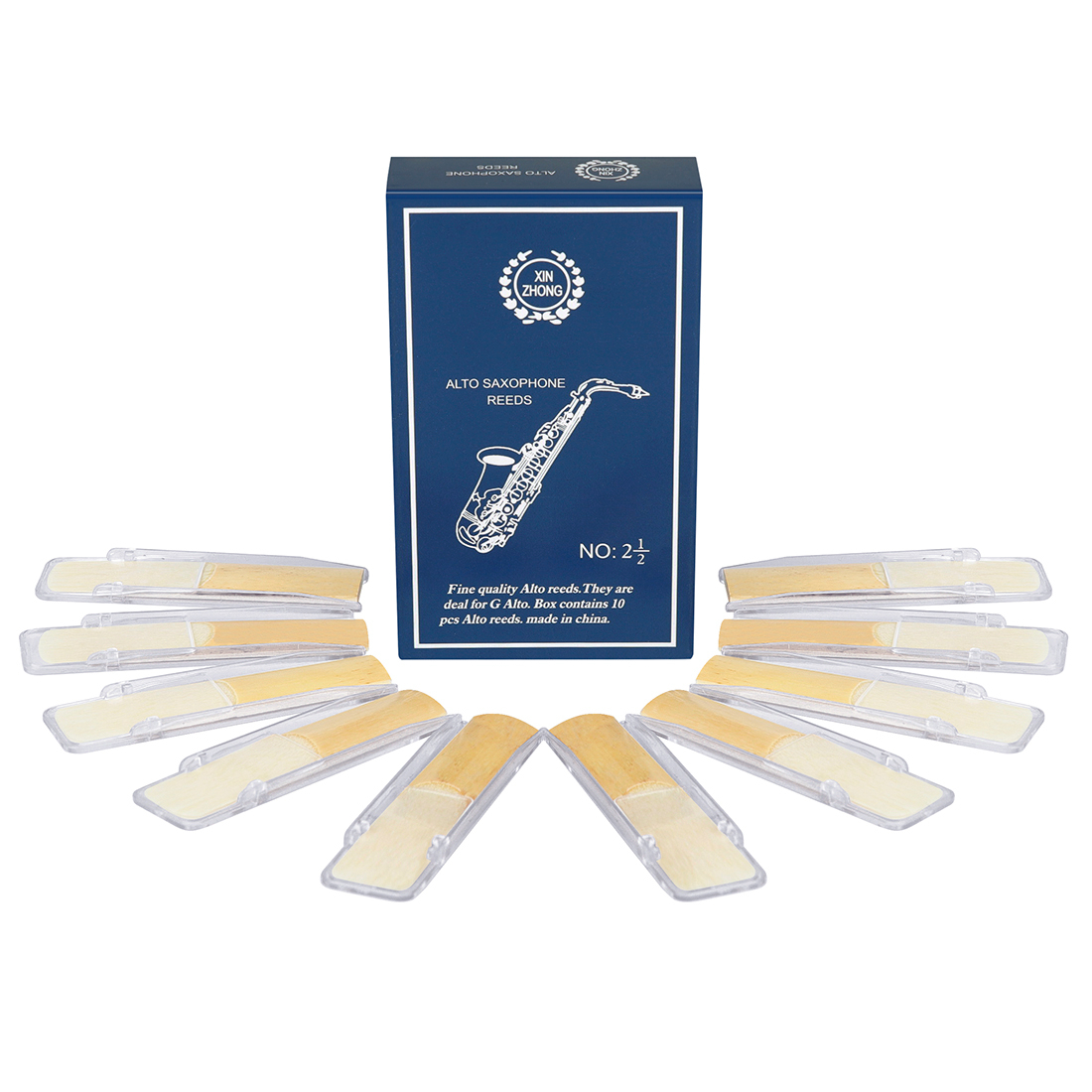 10 Uds. Cañas de saxofón Alto  - Saxophone Reed Pack reseña y precio