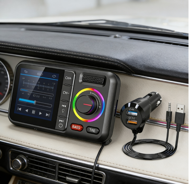 Transmisor FM Inalámbrico con  - Audio Music Car reseña y precio